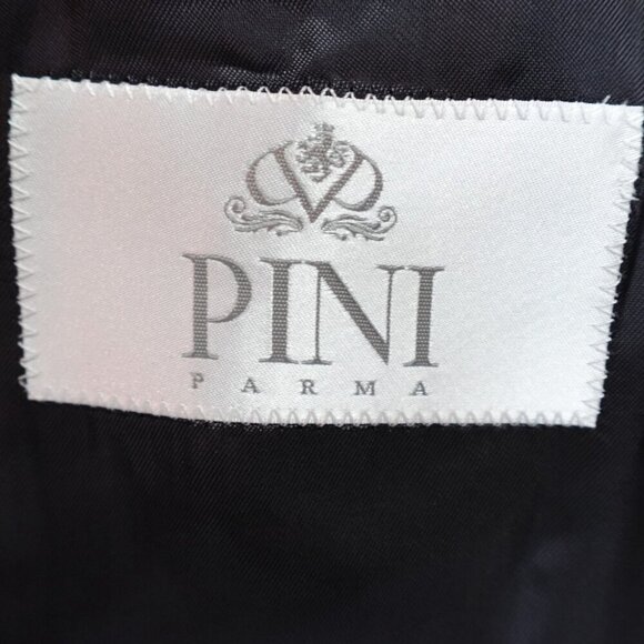 Pini Parma Suit 41R Pants 34 x 32 Blue Solid Wool Unstructured - Picture 8 of 16